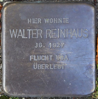 Stolperstein Walter Reinhaus